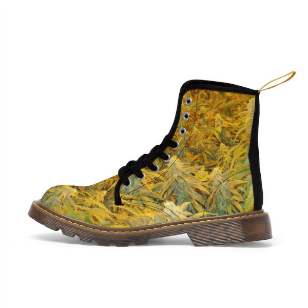 Cannabis Canvas Boots - Image 3
