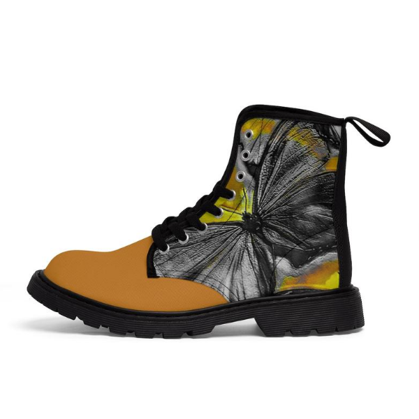Beautiful Butterflies Canvas Boots - Image 3