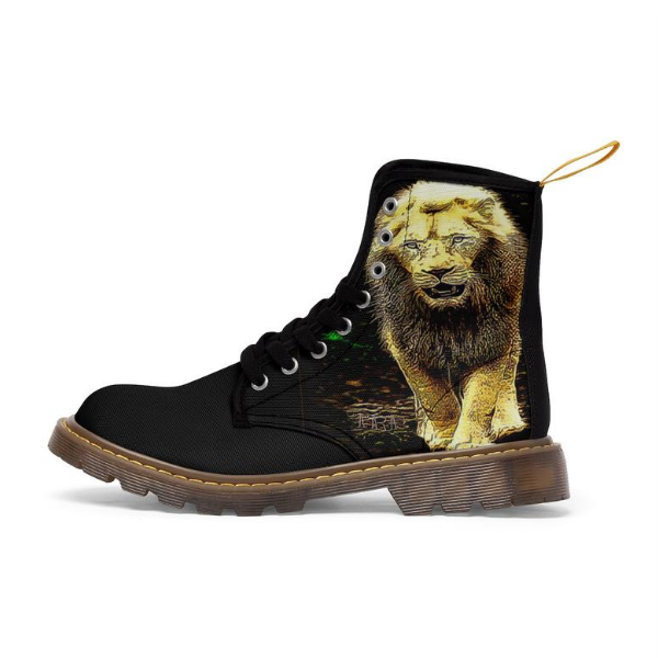Boss Lion Canvas Boots - Image 3